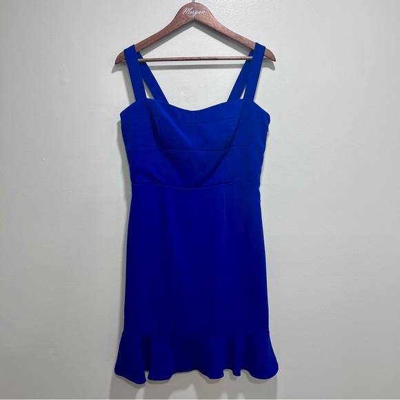 Laundry By Shelli Segal Dresses & Skirts - Laundry by Shelli Segal Sleeveless Midi Sheath Dress in Royal Blue, Cut Out, 10